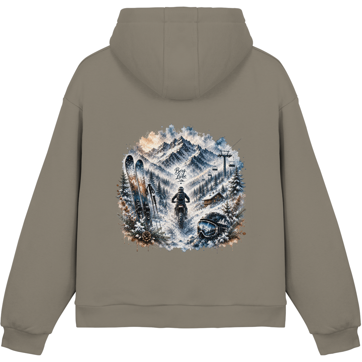 Berg Liebe Mx - Fluffy Boxcut Hoodie