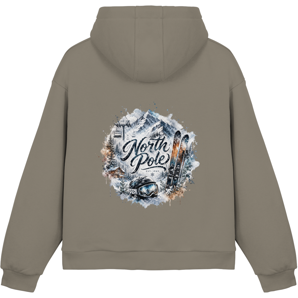 North Pole - Fluffy Boxcut Hoodie