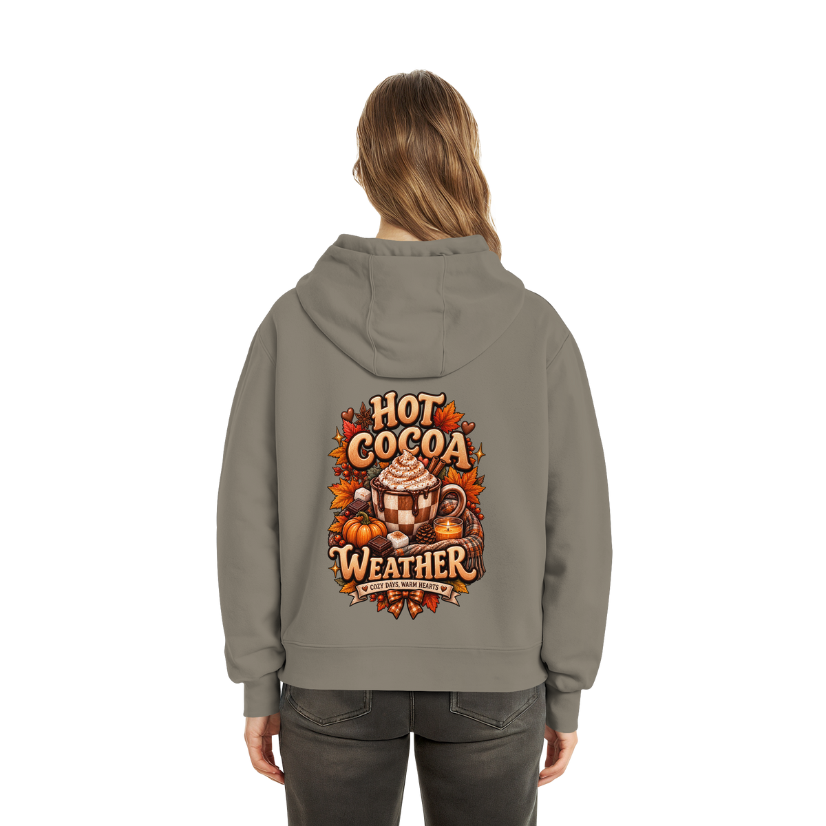 Herbst Schokolade - Fluffy Boxcut Hoodie