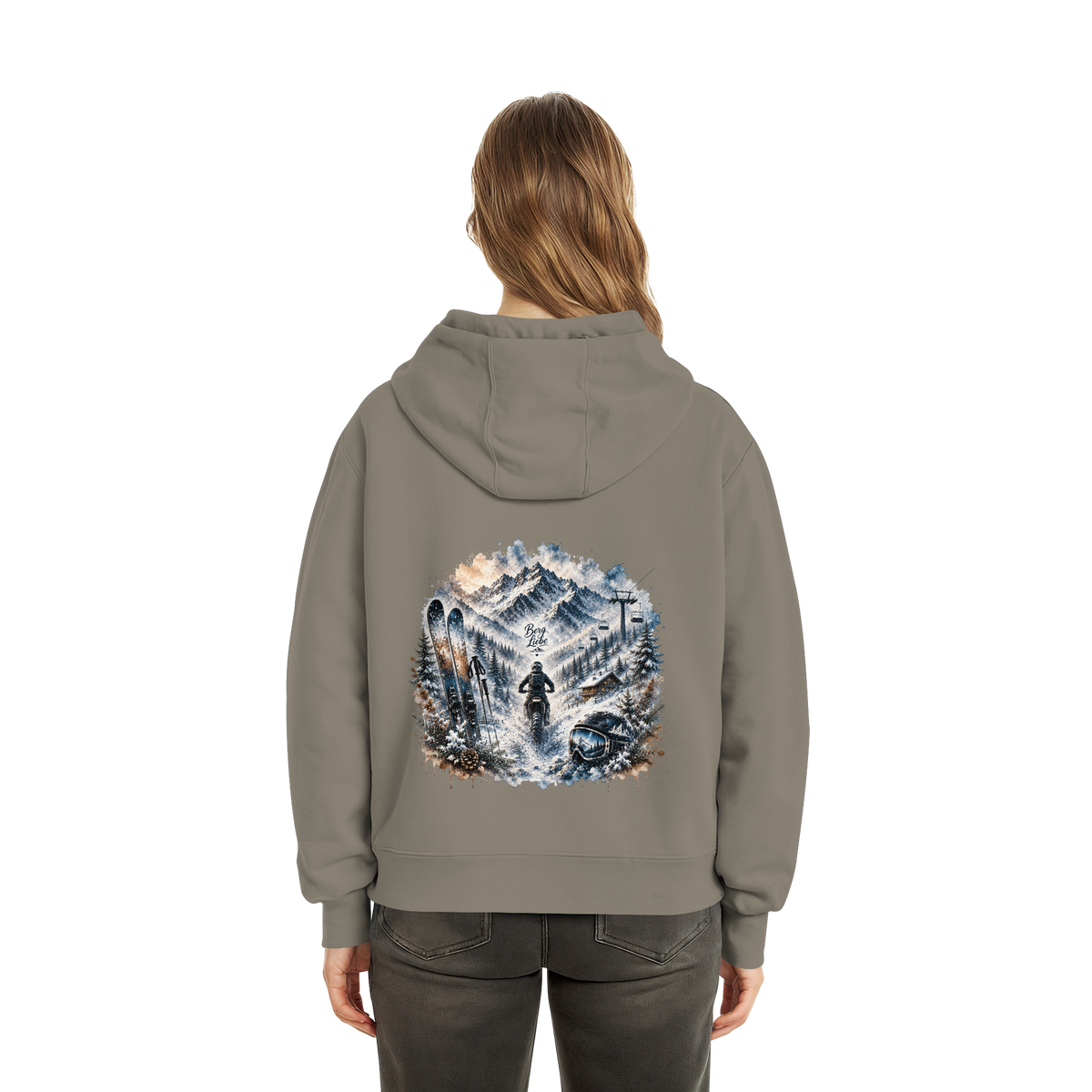 Berg Liebe Mx - Fluffy Boxcut Hoodie