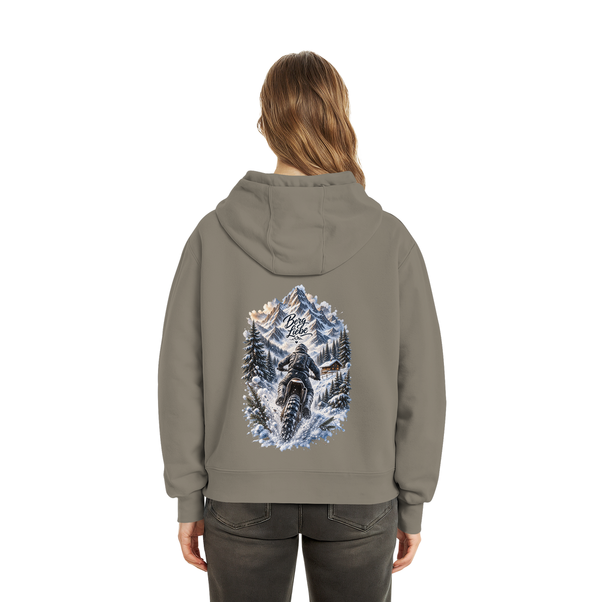 Bergliebe  - Fluffy Boxcut Hoodie