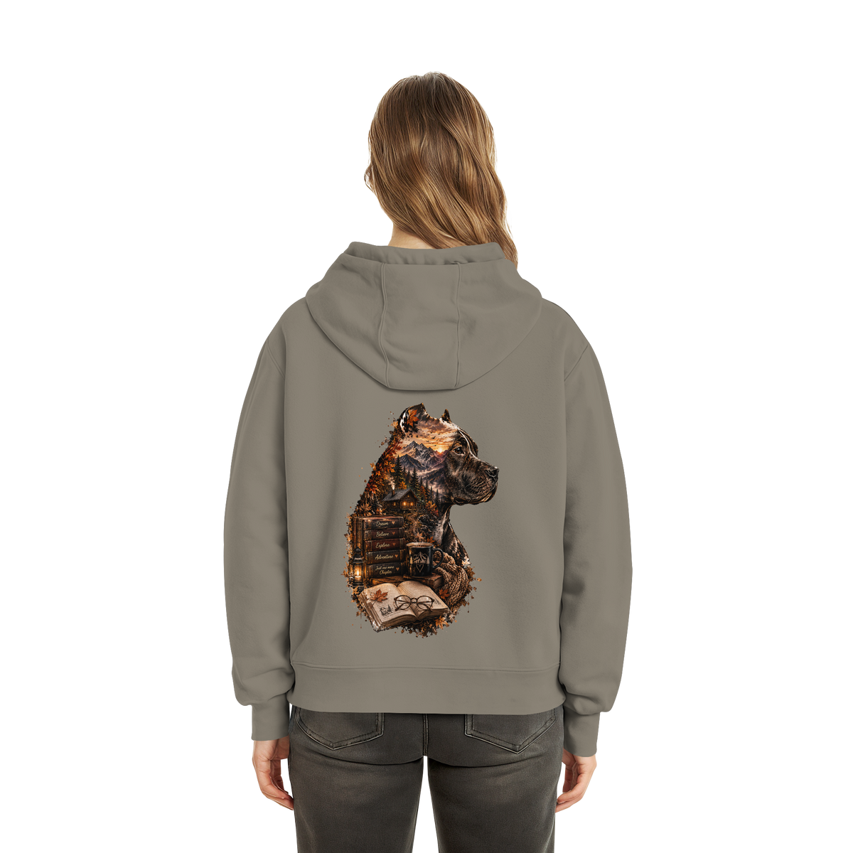 Dog Books - Fluffy Boxcut Hoodie