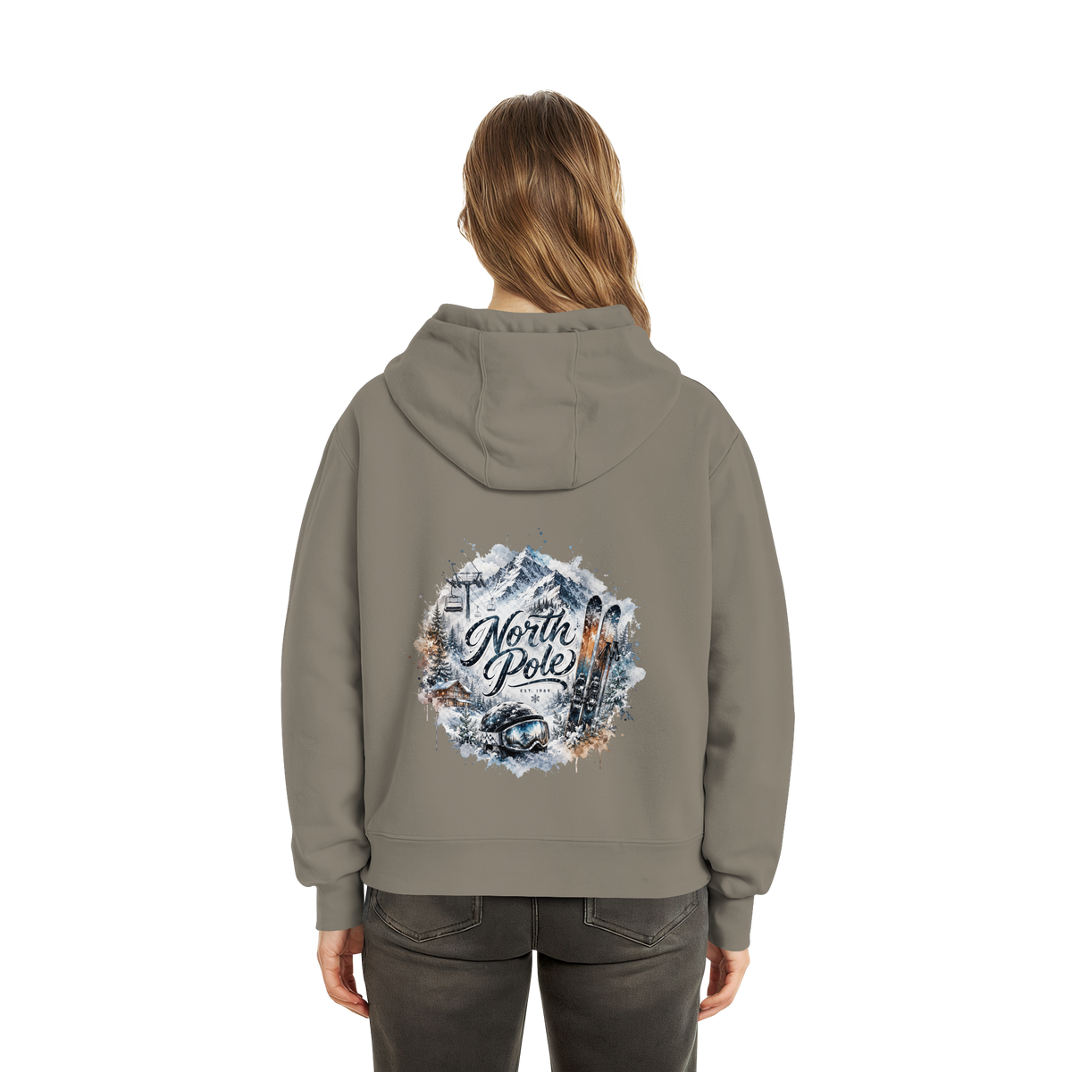 North Pole - Fluffy Boxcut Hoodie