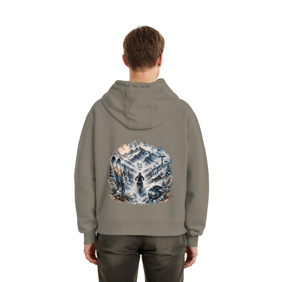 Berg Liebe Mx - Fluffy Boxcut Hoodie