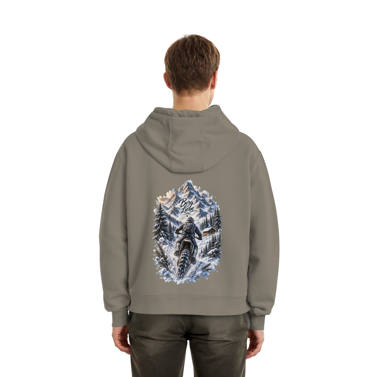 Bergliebe  - Fluffy Boxcut Hoodie