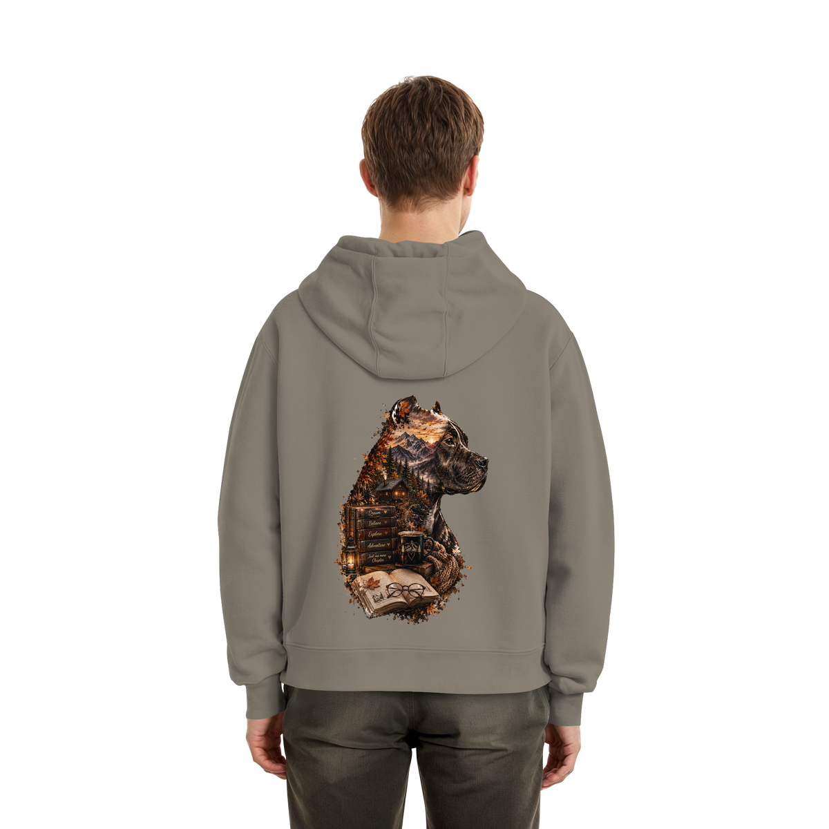 Dog Books - Fluffy Boxcut Hoodie