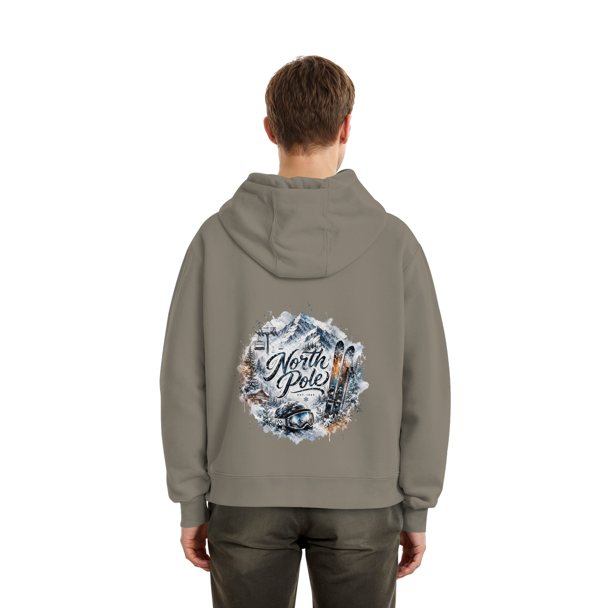 North Pole - Fluffy Boxcut Hoodie