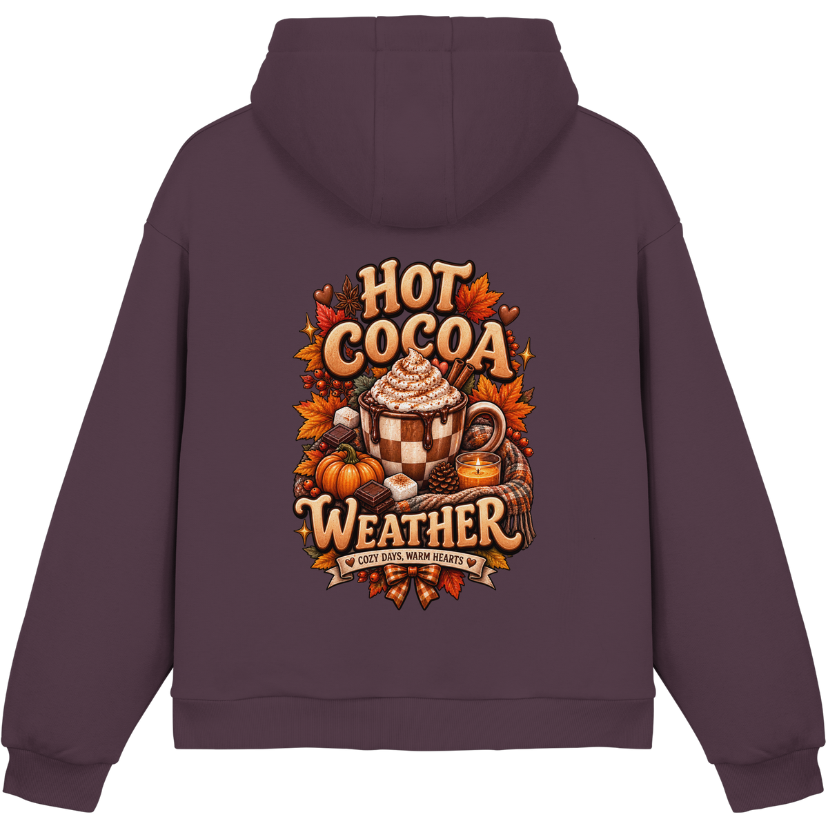 Herbst Schokolade - Fluffy Boxcut Hoodie
