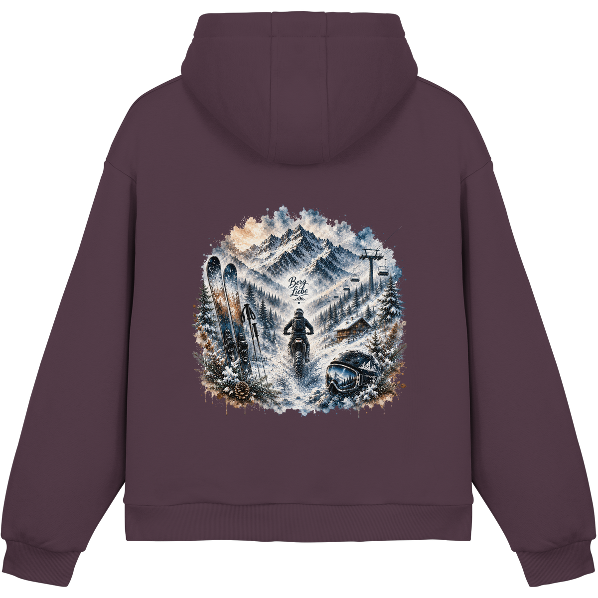 Berg Liebe Mx - Fluffy Boxcut Hoodie