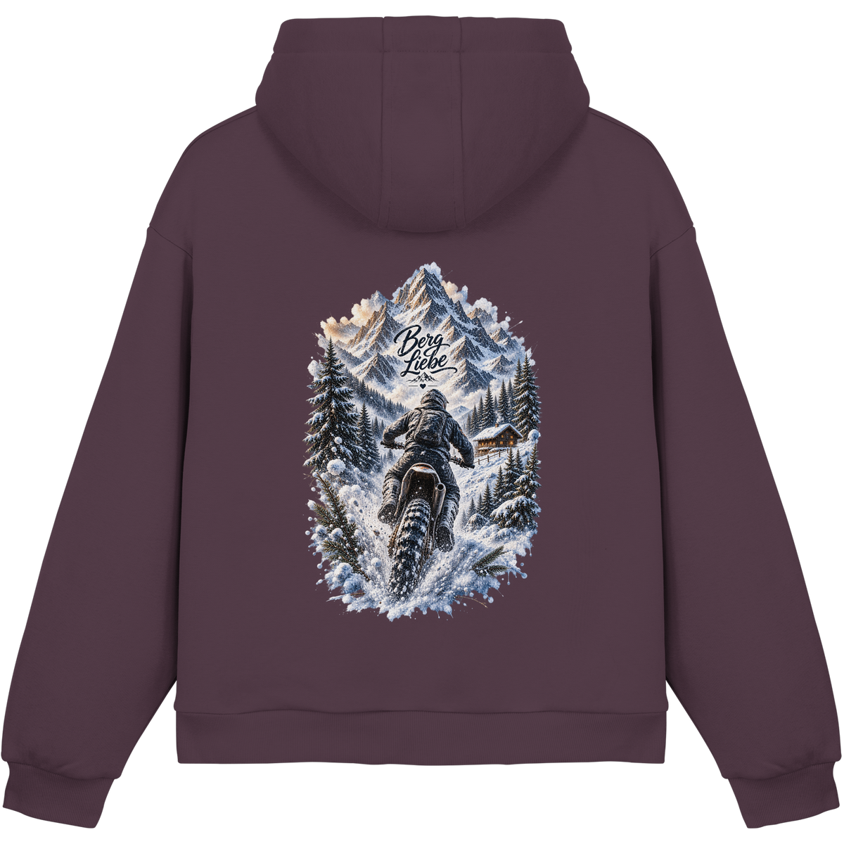 Bergliebe  - Fluffy Boxcut Hoodie