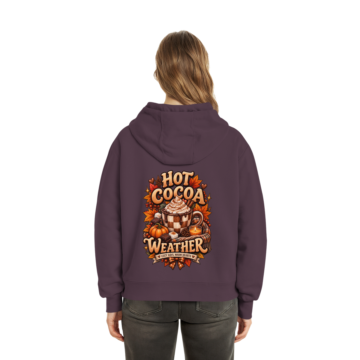 Herbst Schokolade - Fluffy Boxcut Hoodie