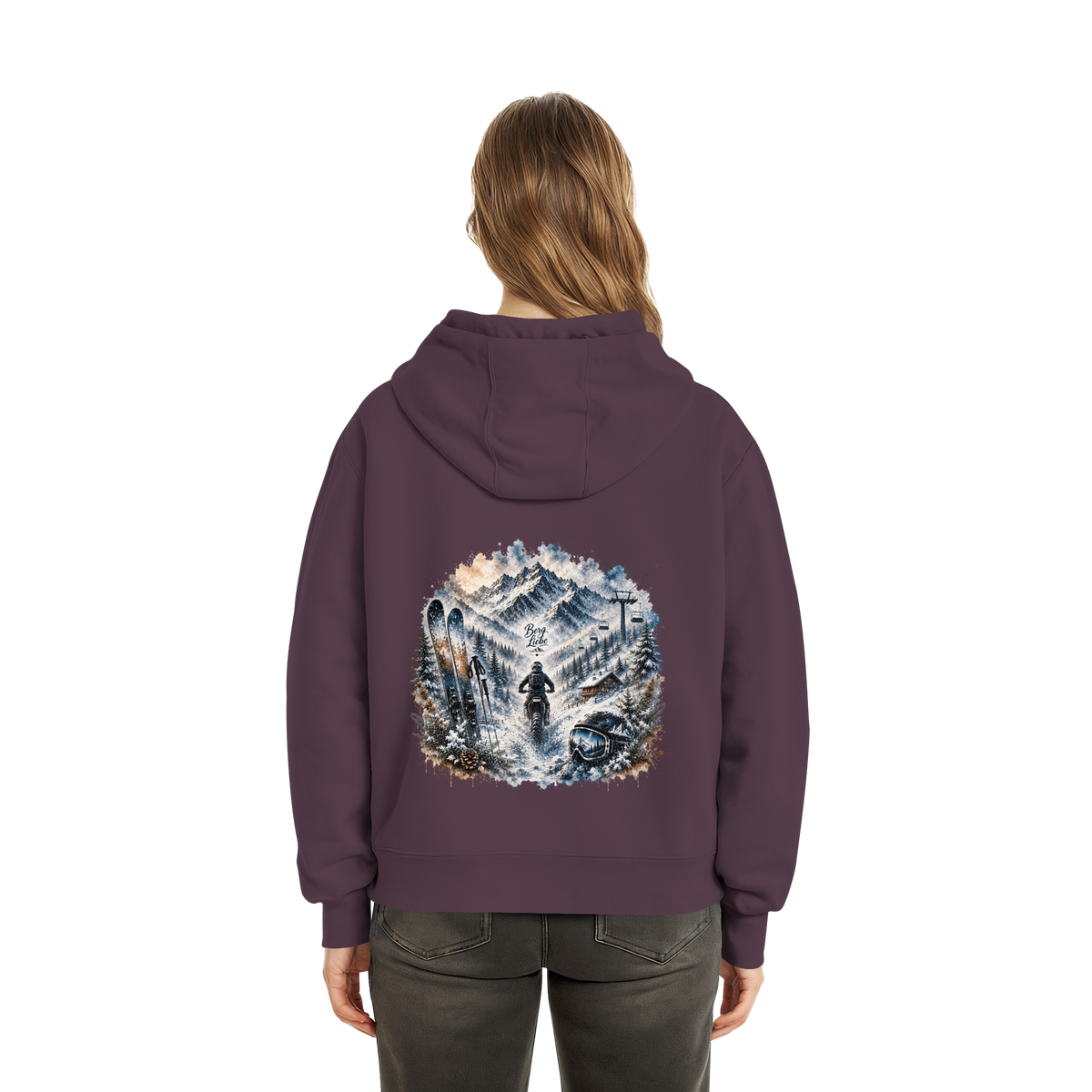 Berg Liebe Mx - Fluffy Boxcut Hoodie