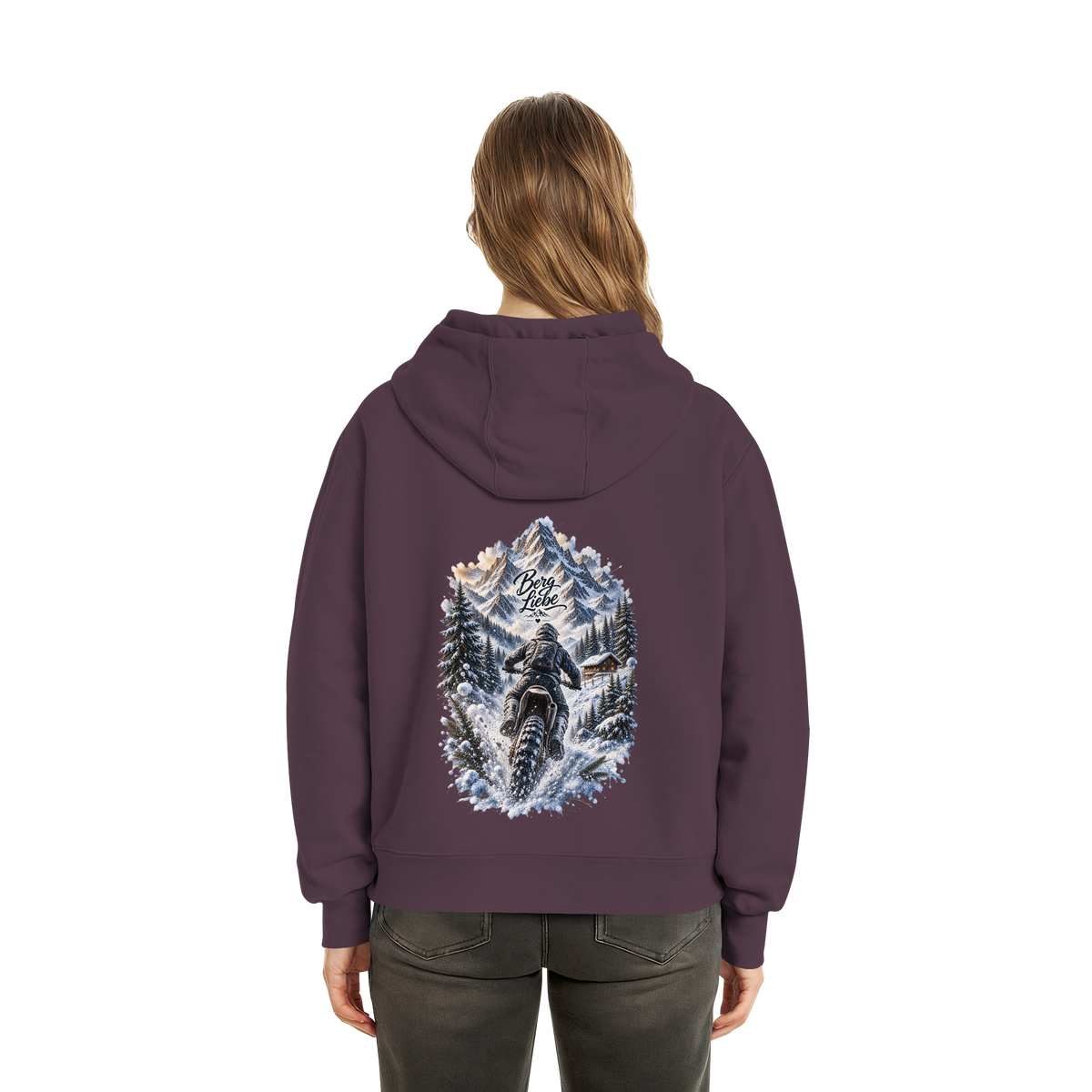 Bergliebe  - Fluffy Boxcut Hoodie