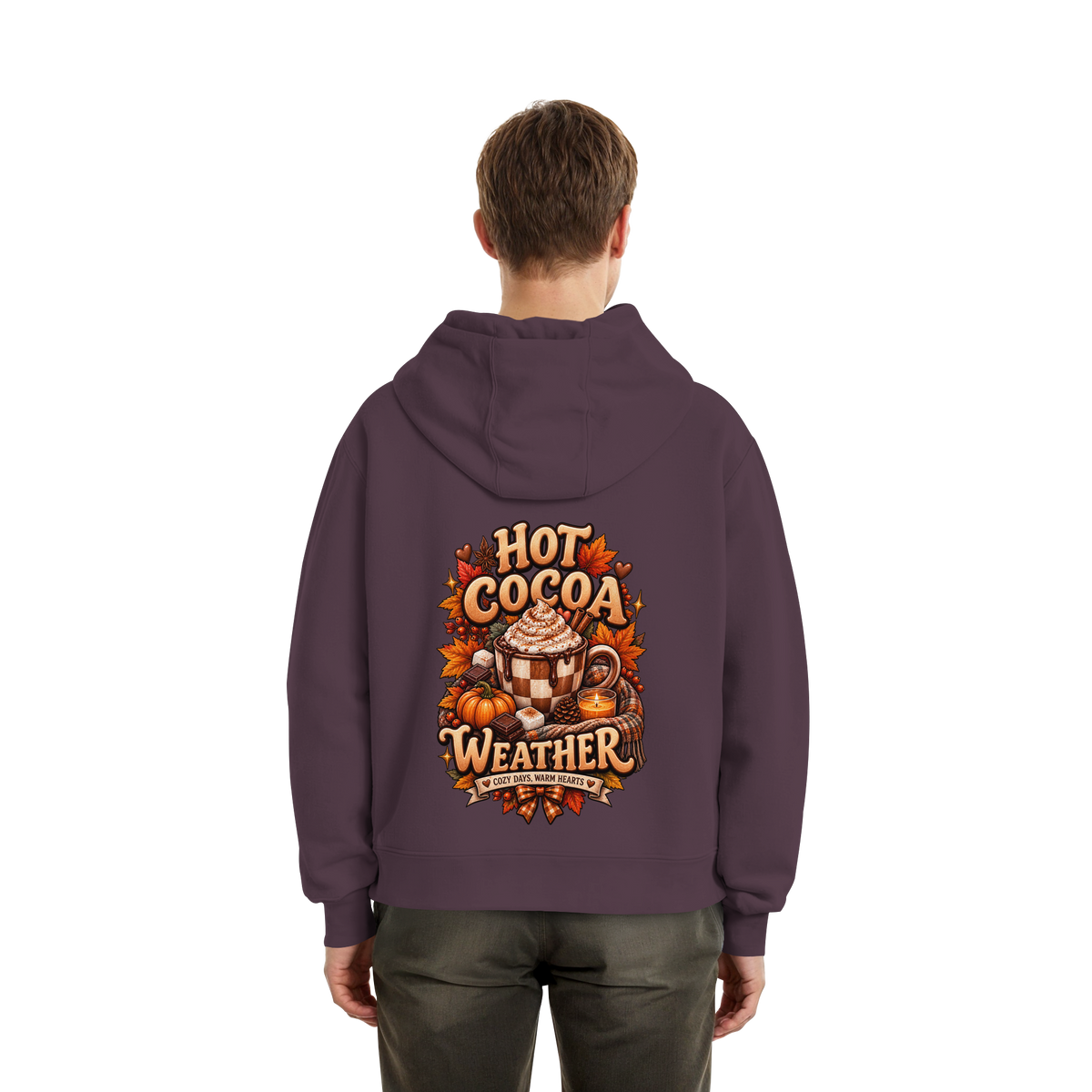 Herbst Schokolade - Fluffy Boxcut Hoodie