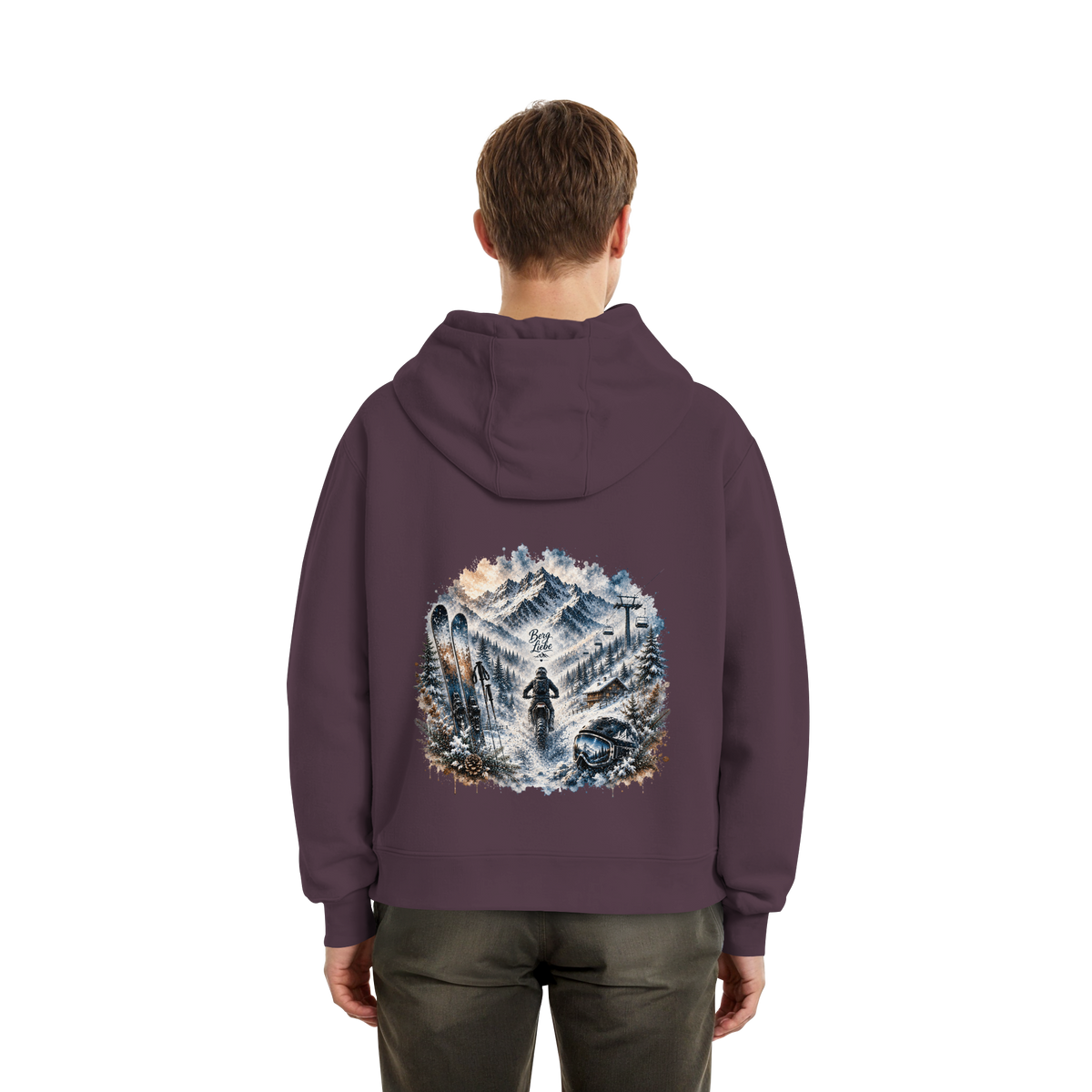 Berg Liebe Mx - Fluffy Boxcut Hoodie