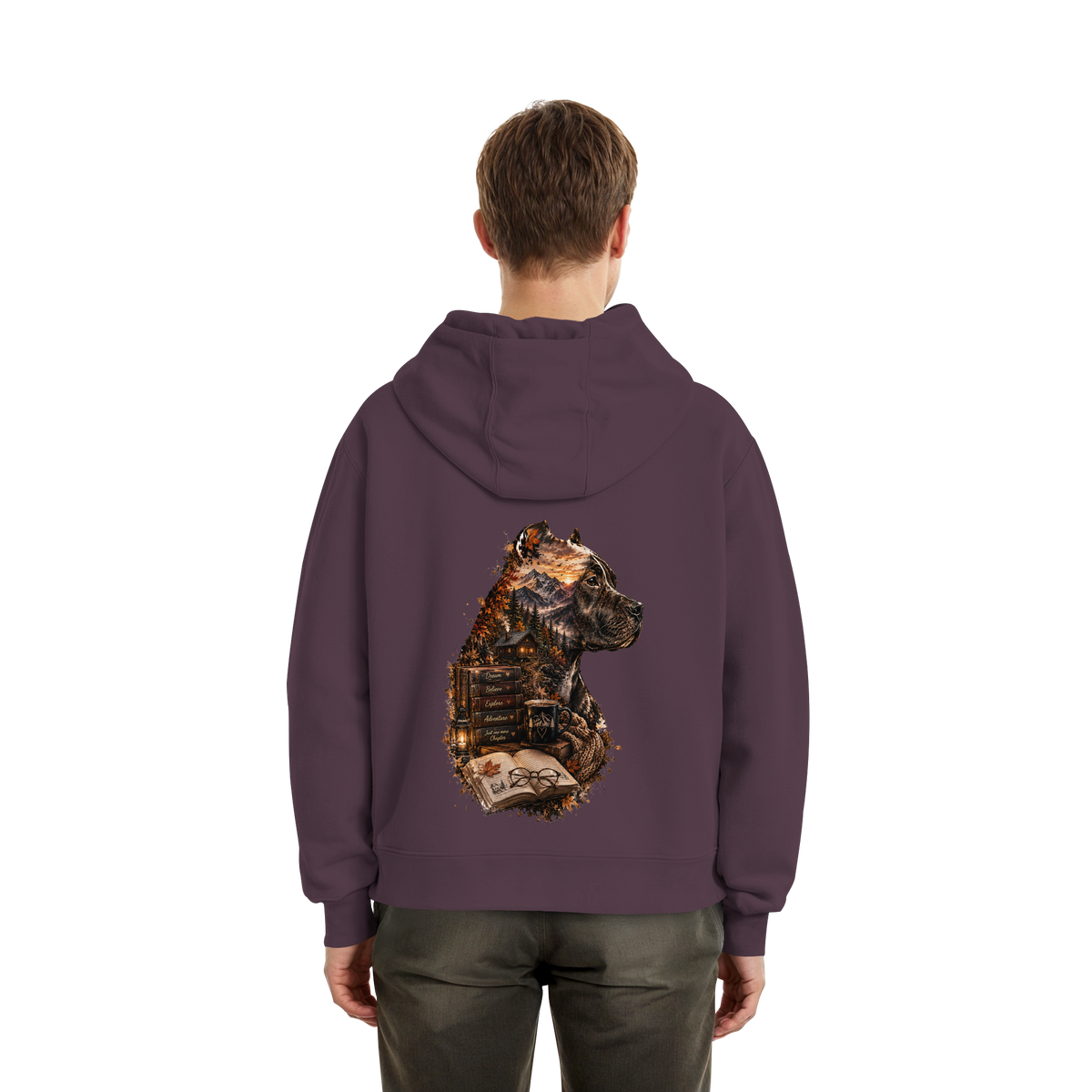 Dog Books - Fluffy Boxcut Hoodie