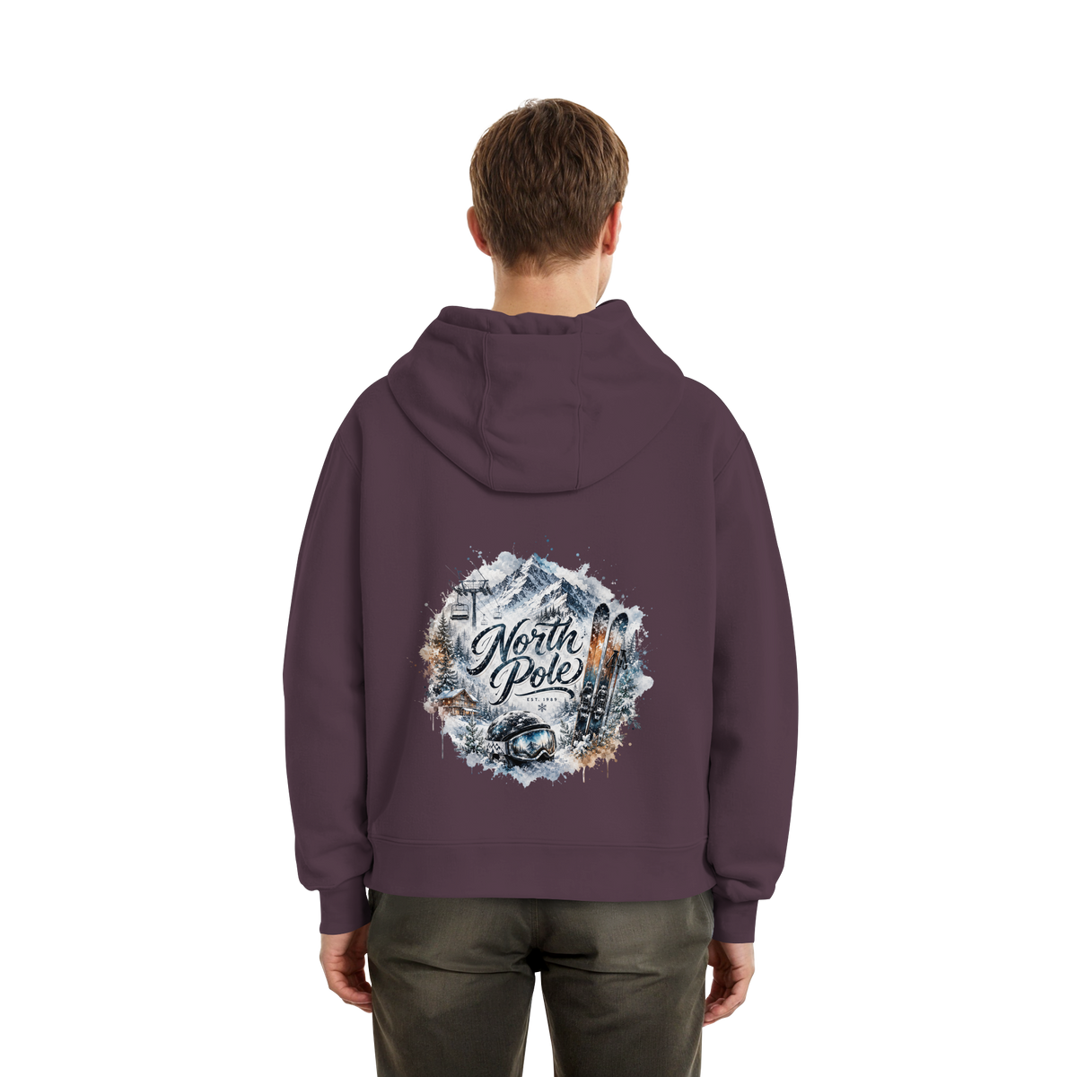 North Pole - Fluffy Boxcut Hoodie