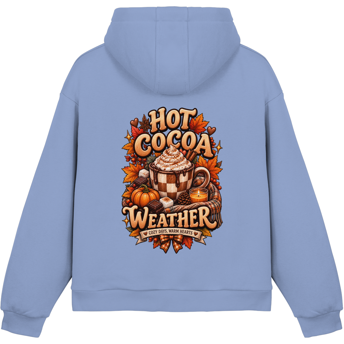 Herbst Schokolade - Fluffy Boxcut Hoodie