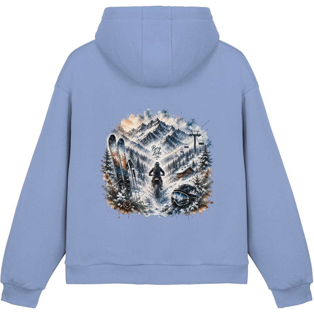 Berg Liebe Mx - Fluffy Boxcut Hoodie