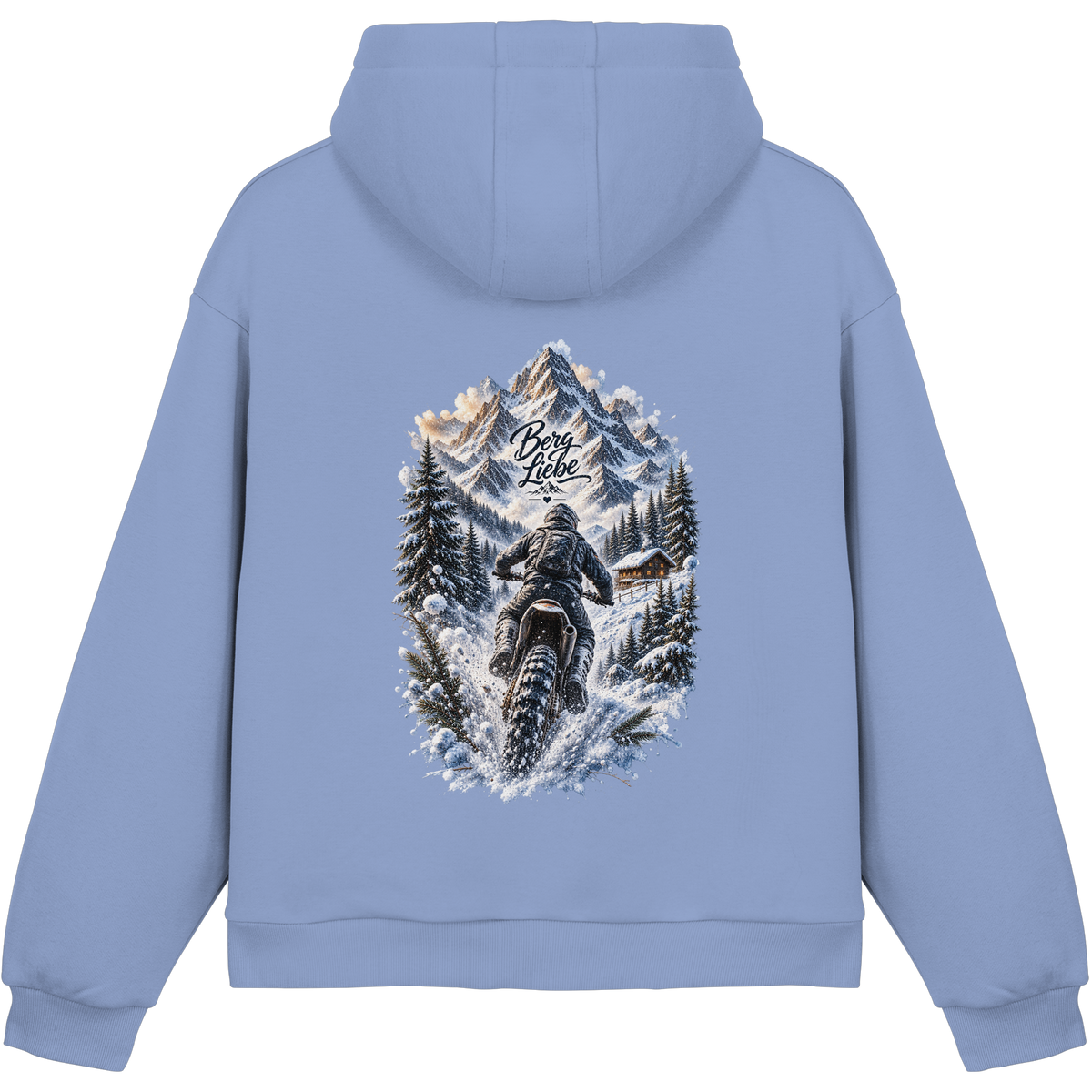Bergliebe  - Fluffy Boxcut Hoodie