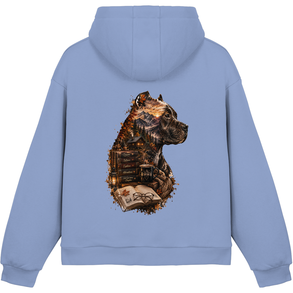 Dog Books - Fluffy Boxcut Hoodie