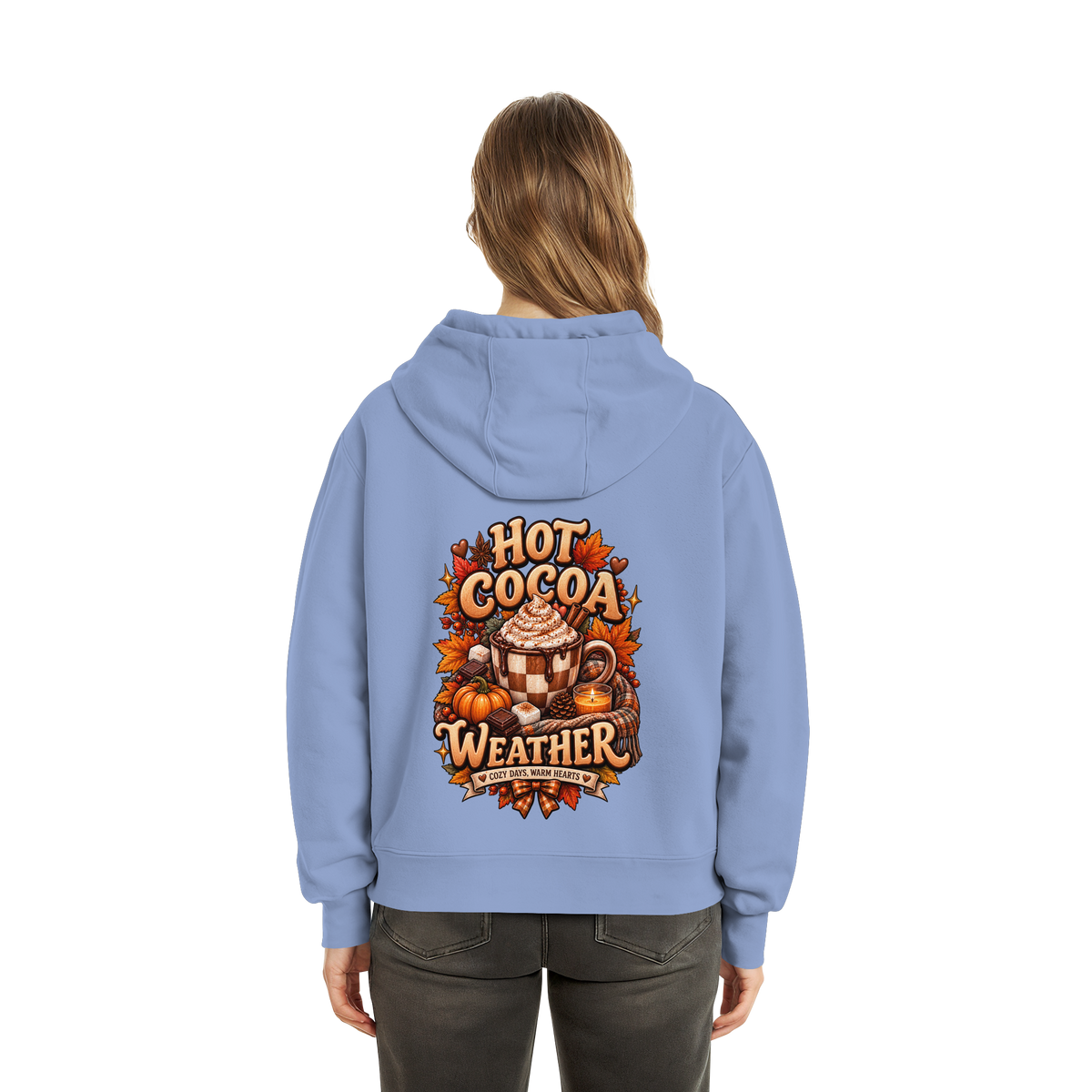 Herbst Schokolade - Fluffy Boxcut Hoodie