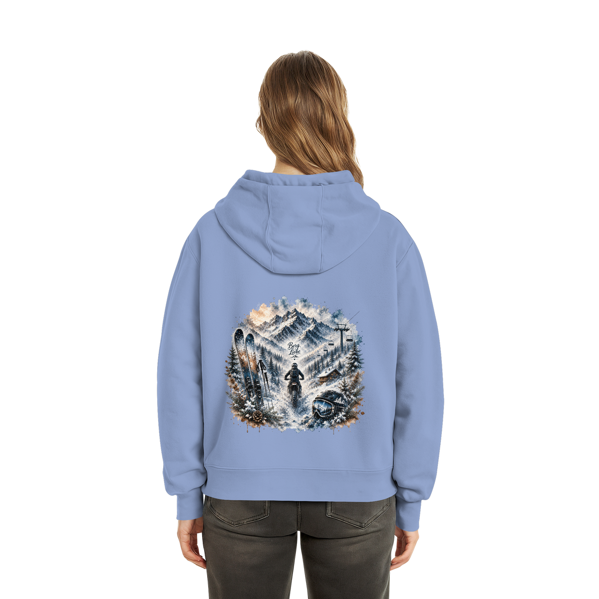 Berg Liebe Mx - Fluffy Boxcut Hoodie