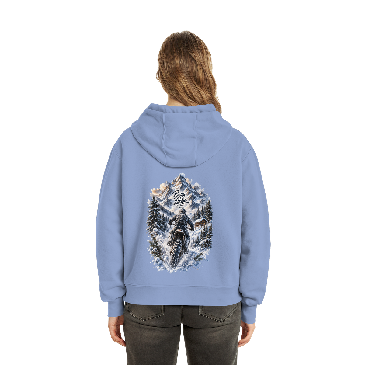 Bergliebe  - Fluffy Boxcut Hoodie