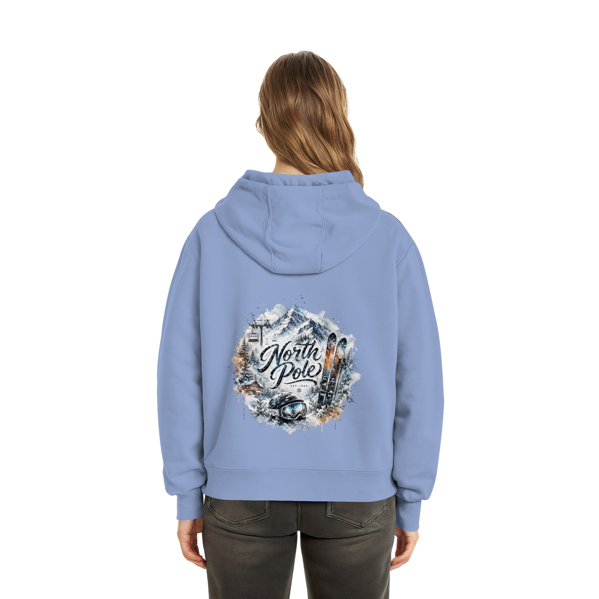 North Pole - Fluffy Boxcut Hoodie