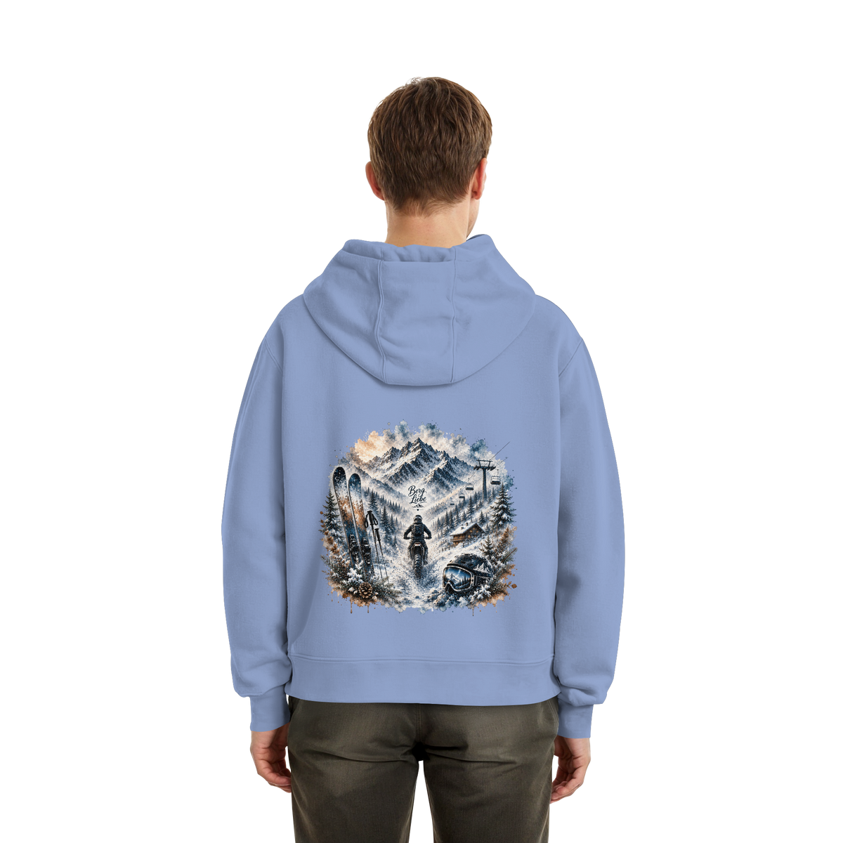 Berg Liebe Mx - Fluffy Boxcut Hoodie