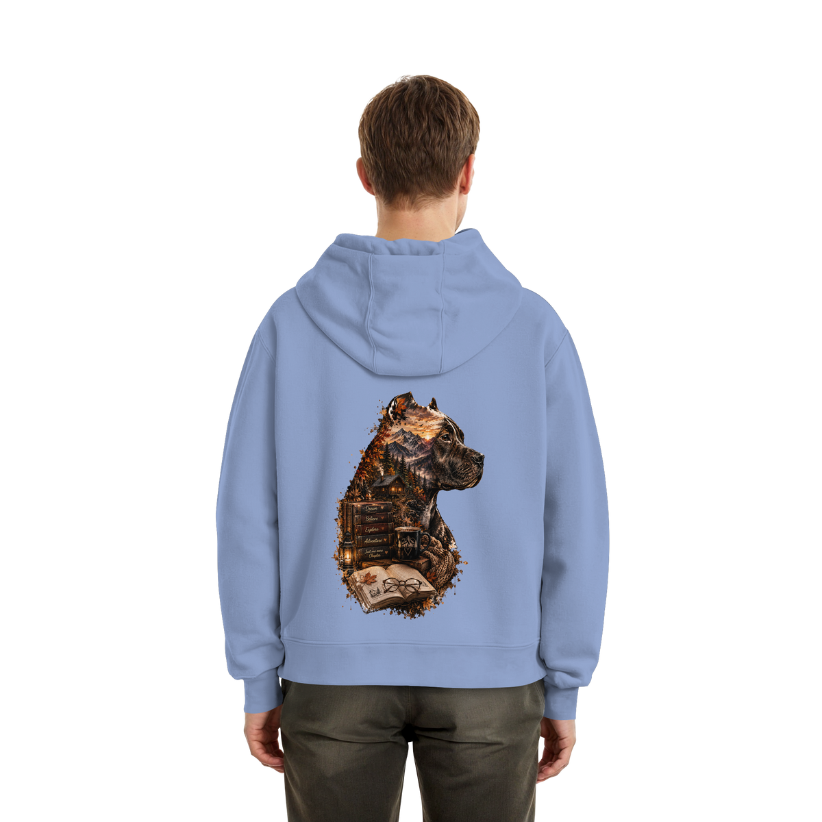Dog Books - Fluffy Boxcut Hoodie