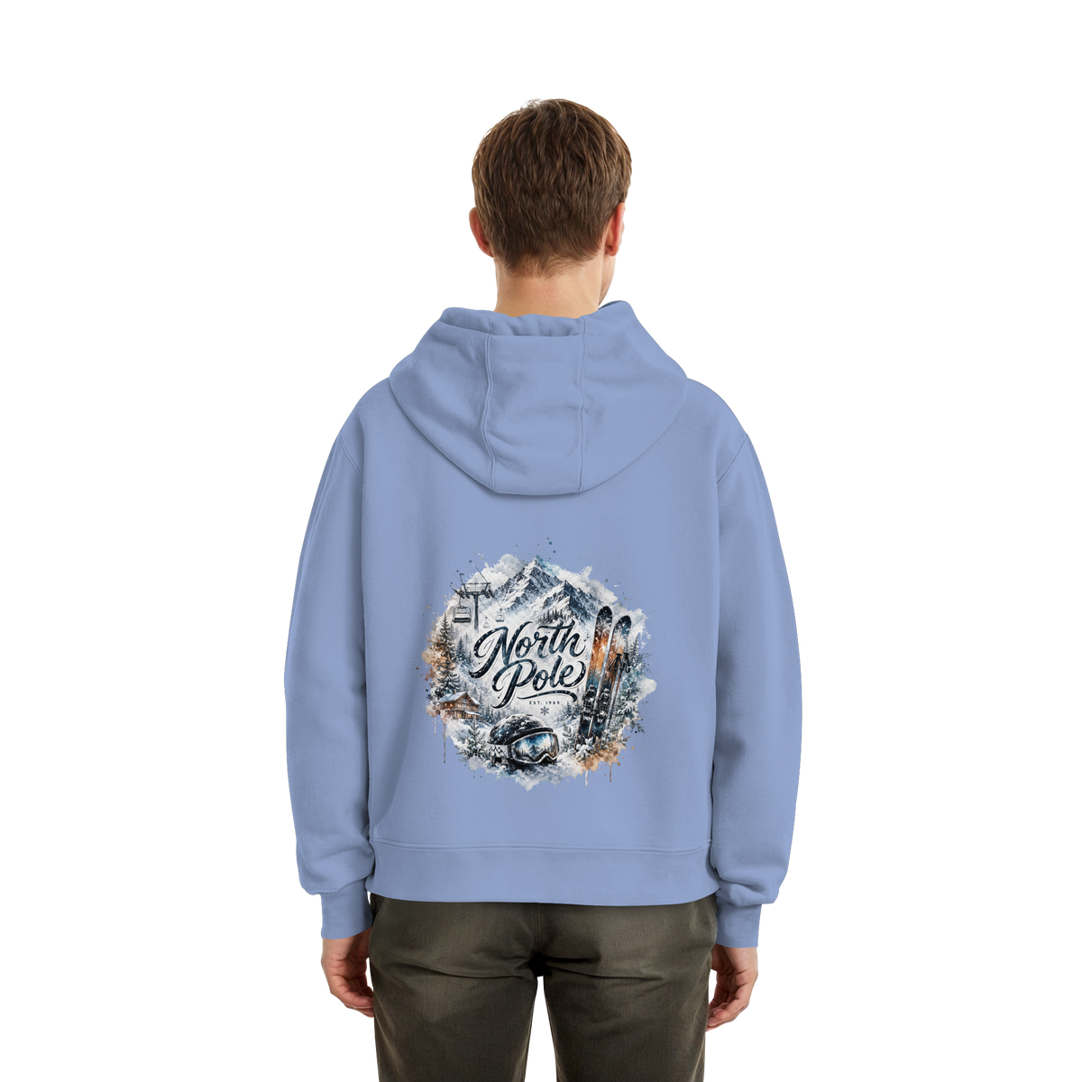 North Pole - Fluffy Boxcut Hoodie