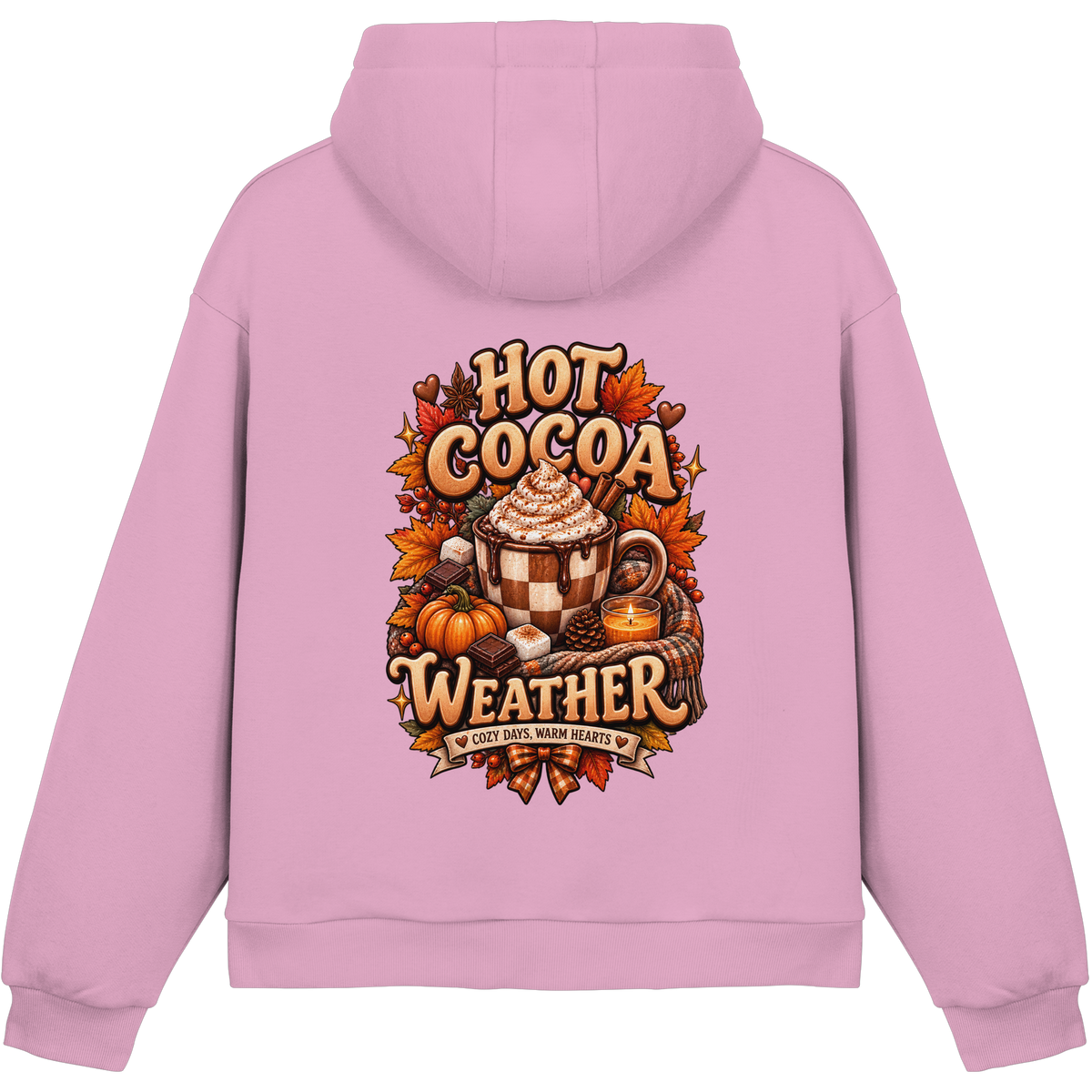 Herbst Schokolade - Fluffy Boxcut Hoodie