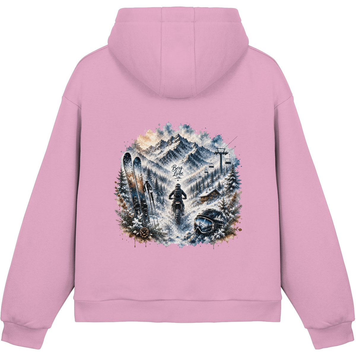 Berg Liebe Mx - Fluffy Boxcut Hoodie