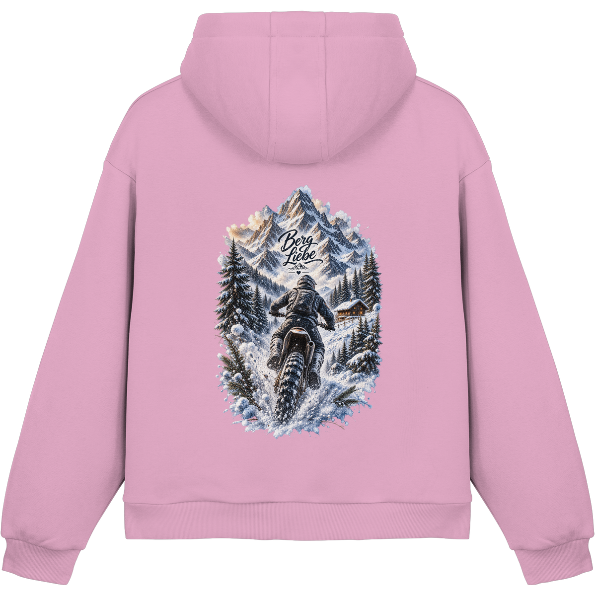 Bergliebe  - Fluffy Boxcut Hoodie