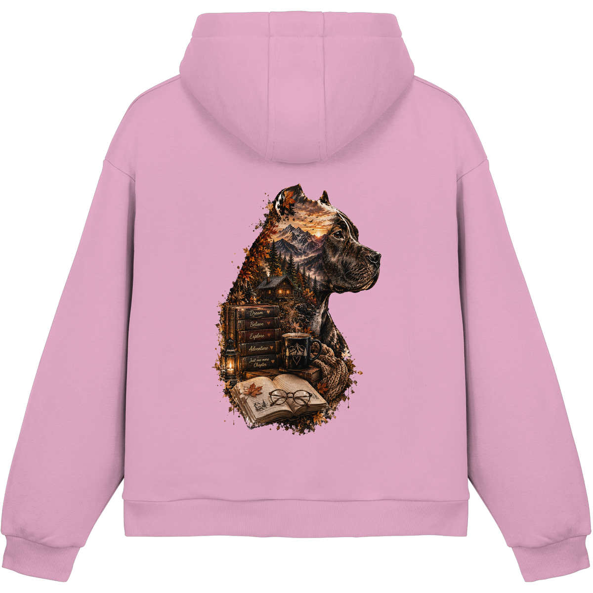 Dog Books - Fluffy Boxcut Hoodie