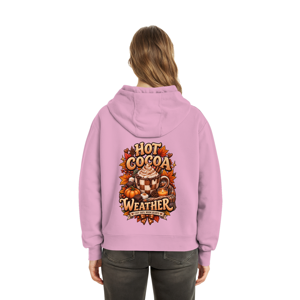 Herbst Schokolade - Fluffy Boxcut Hoodie