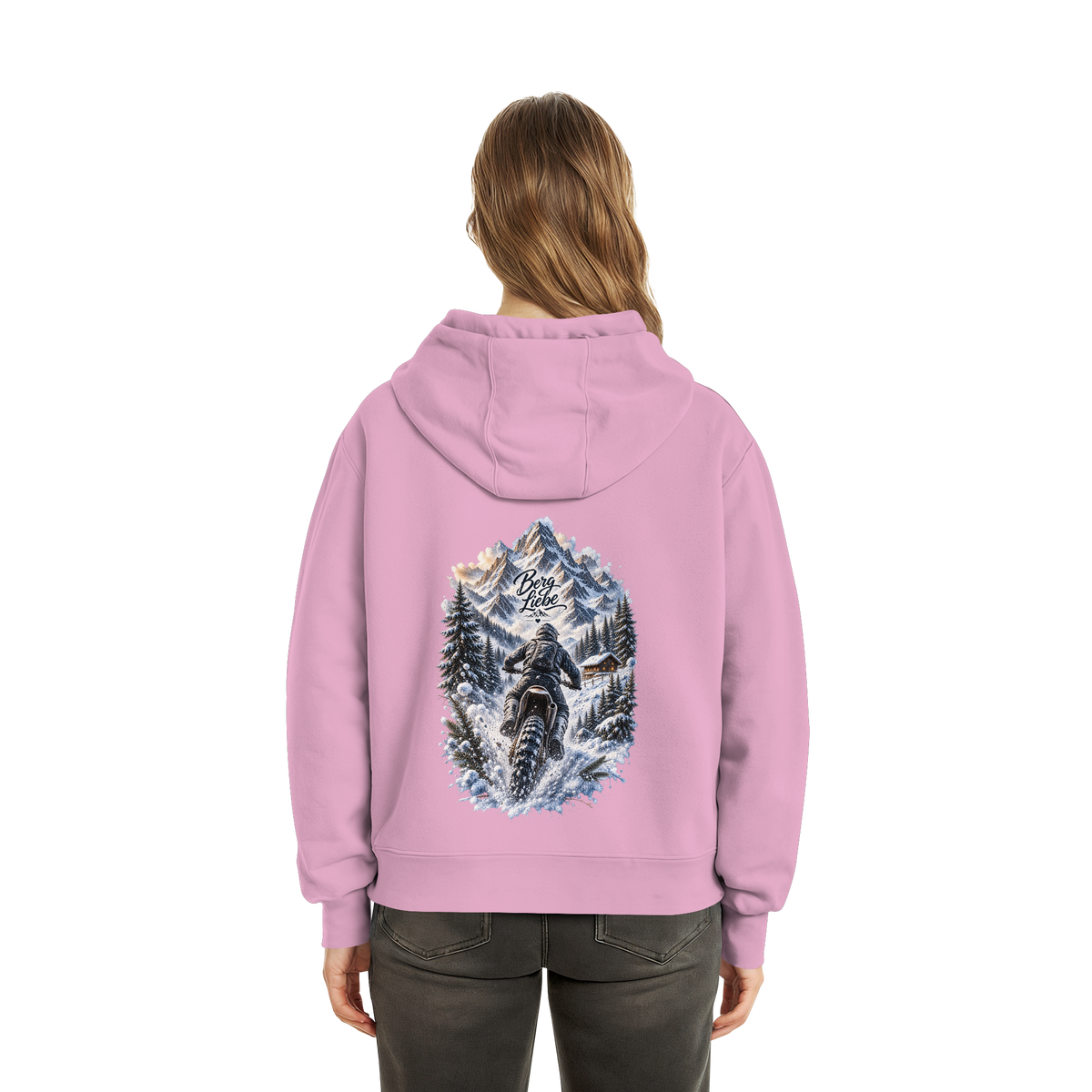 Bergliebe  - Fluffy Boxcut Hoodie