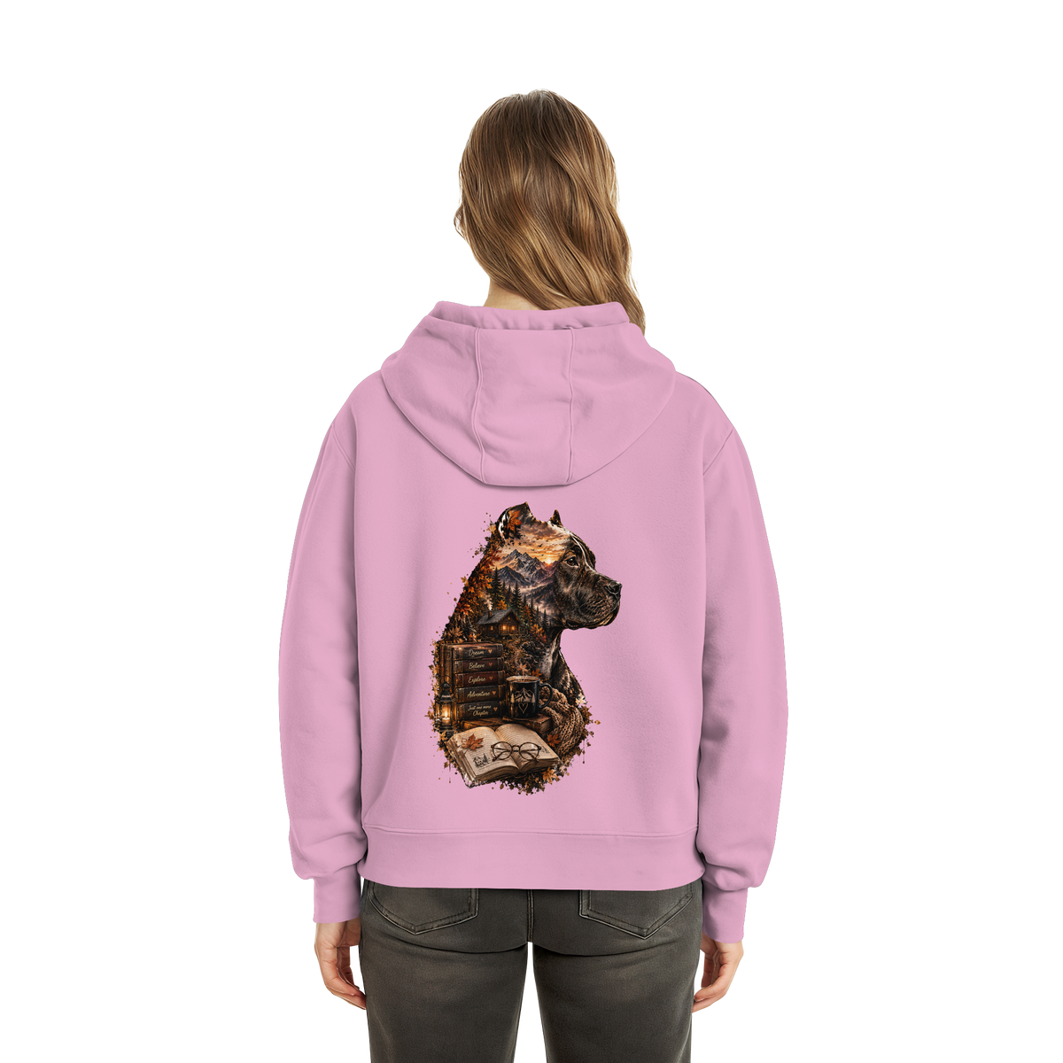 Dog Books - Fluffy Boxcut Hoodie
