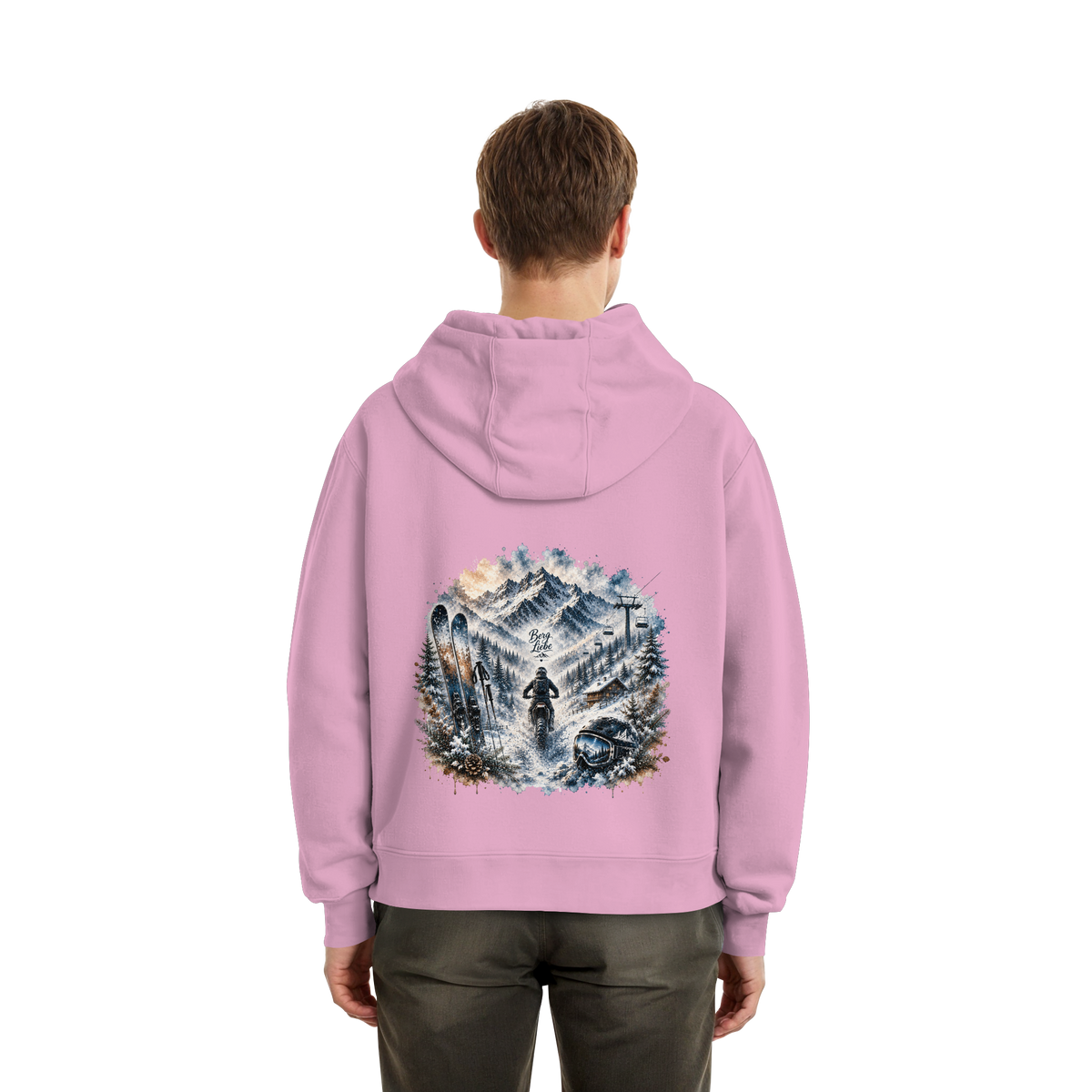 Berg Liebe Mx - Fluffy Boxcut Hoodie