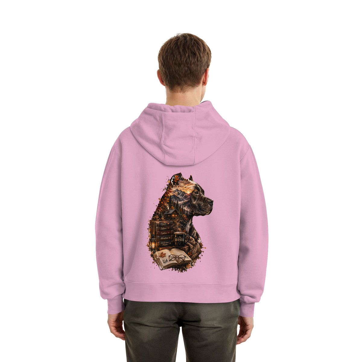 Dog Books - Fluffy Boxcut Hoodie