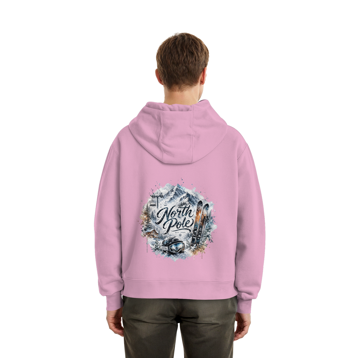 North Pole - Fluffy Boxcut Hoodie