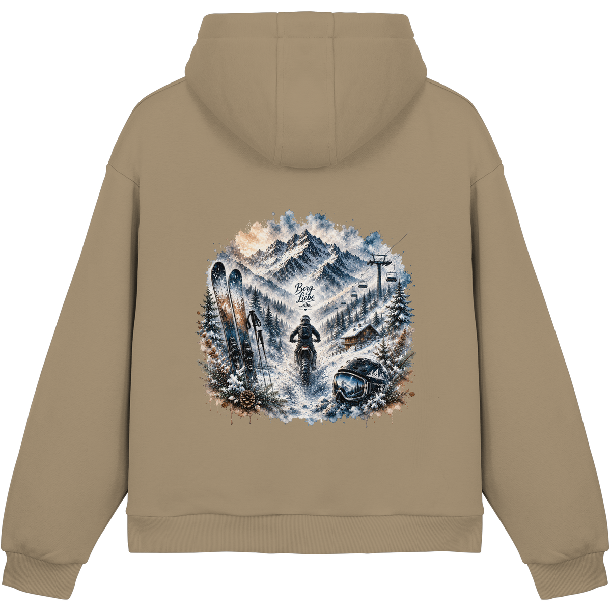 Berg Liebe Mx - Fluffy Boxcut Hoodie