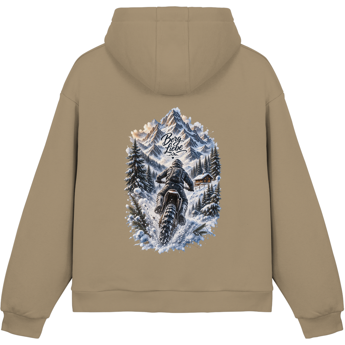 Bergliebe  - Fluffy Boxcut Hoodie