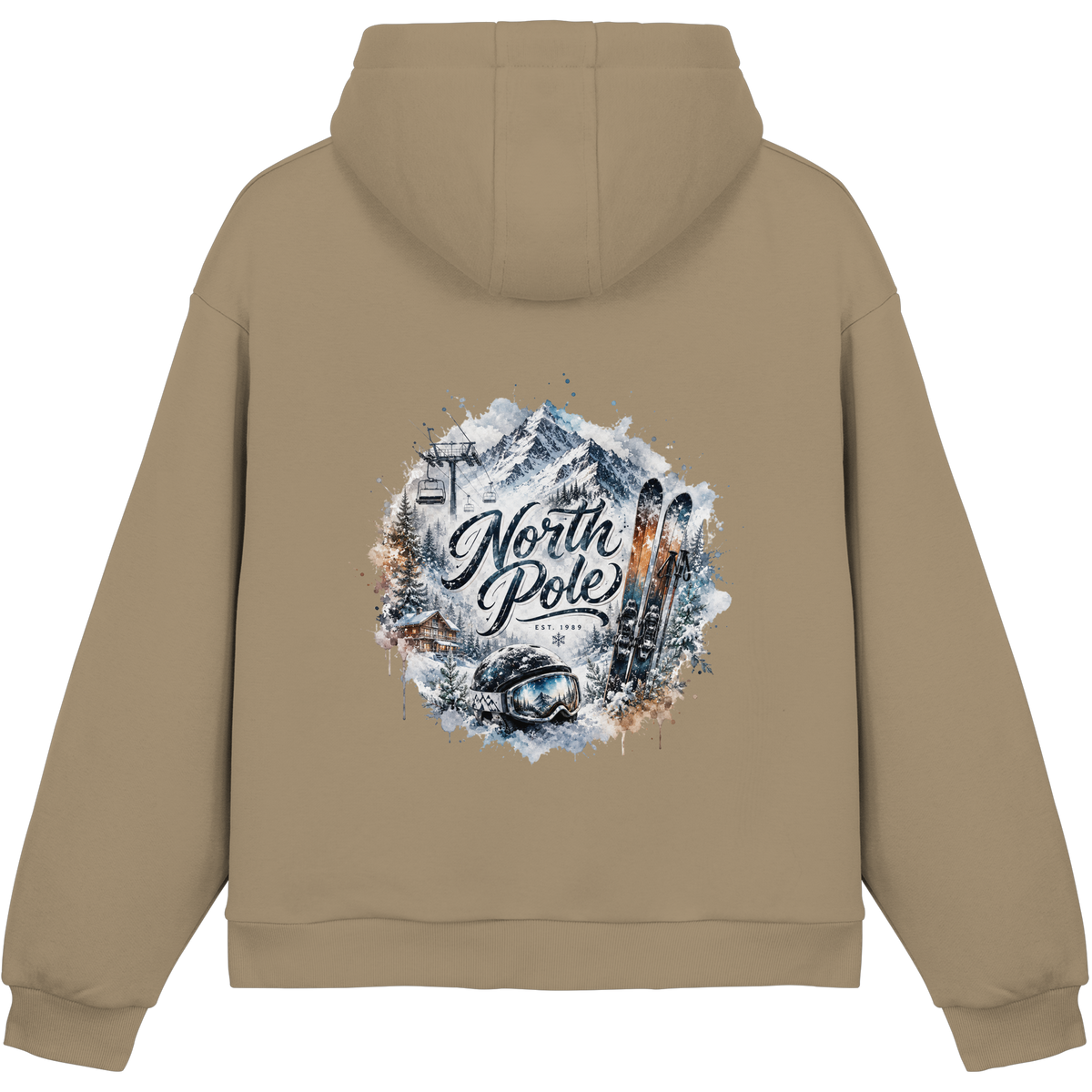 North Pole - Fluffy Boxcut Hoodie