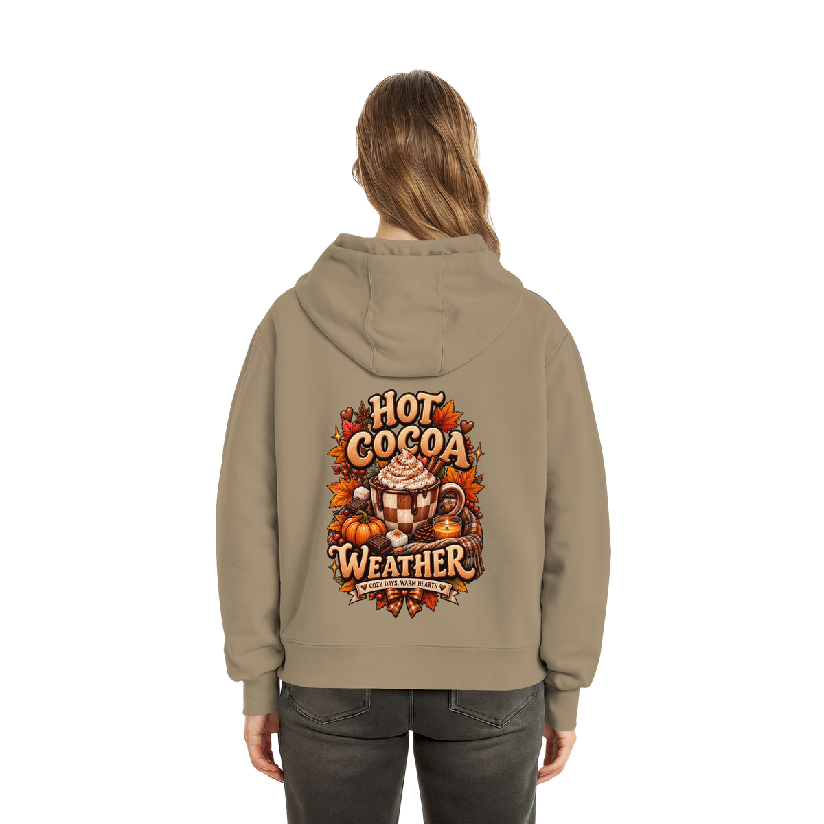 Herbst Schokolade - Fluffy Boxcut Hoodie