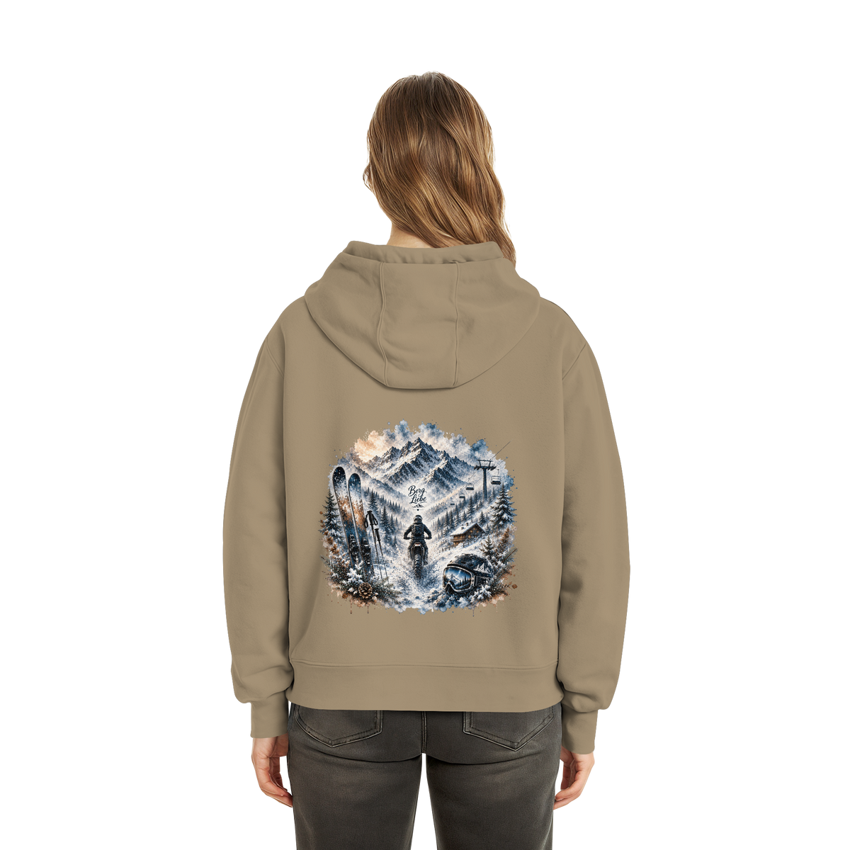 Berg Liebe Mx - Fluffy Boxcut Hoodie