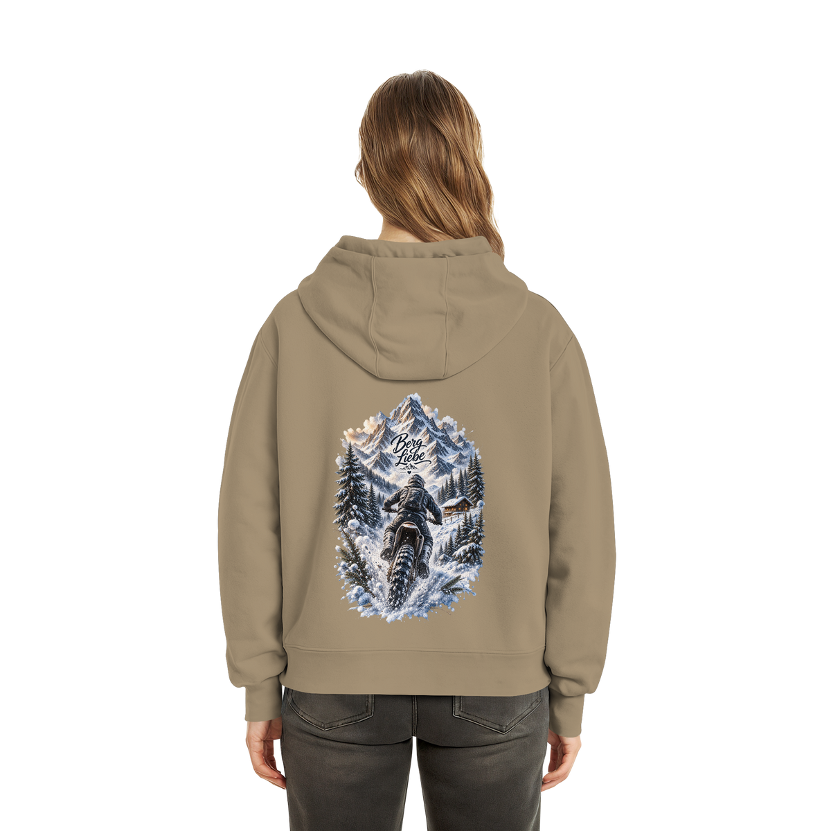 Bergliebe  - Fluffy Boxcut Hoodie