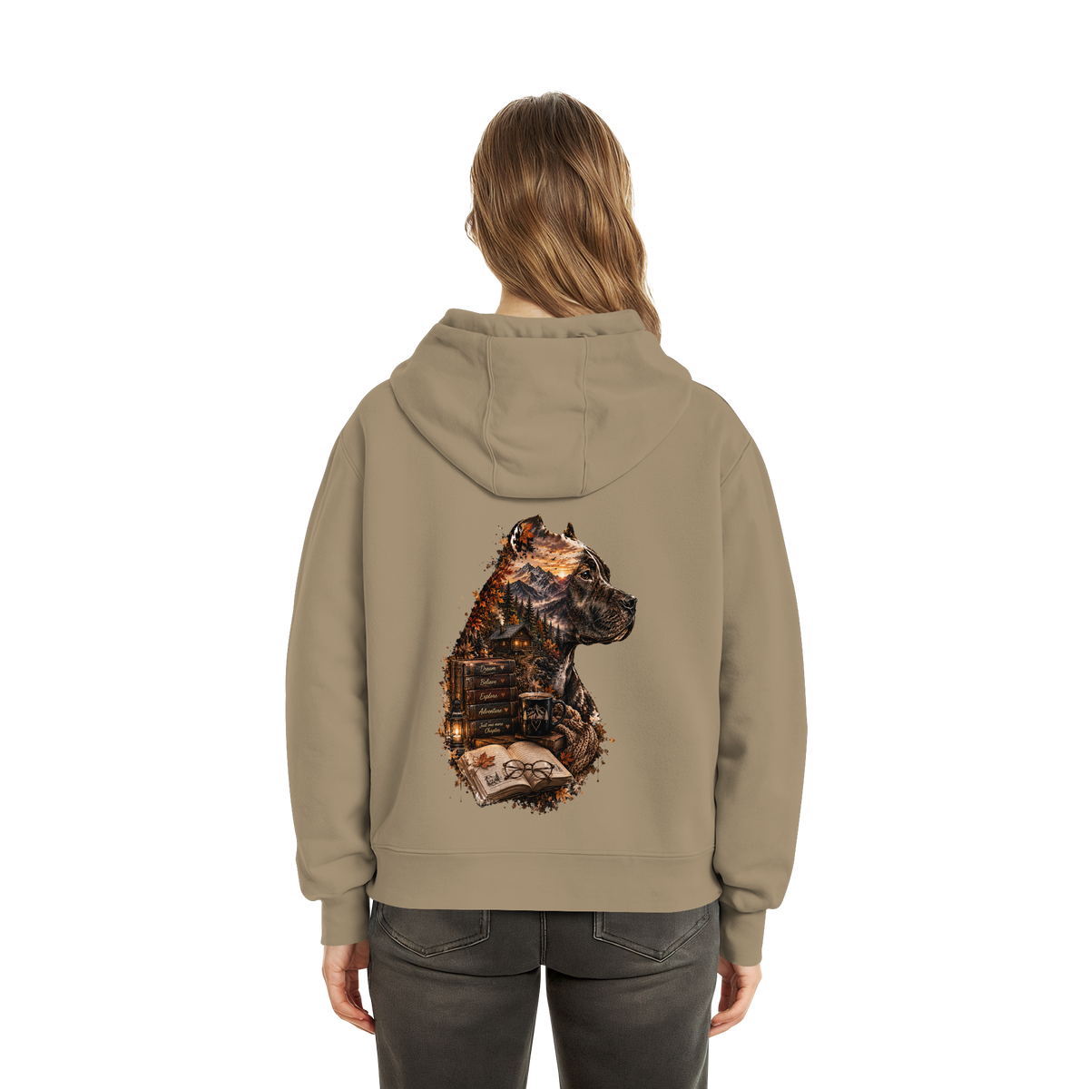 Dog Books - Fluffy Boxcut Hoodie