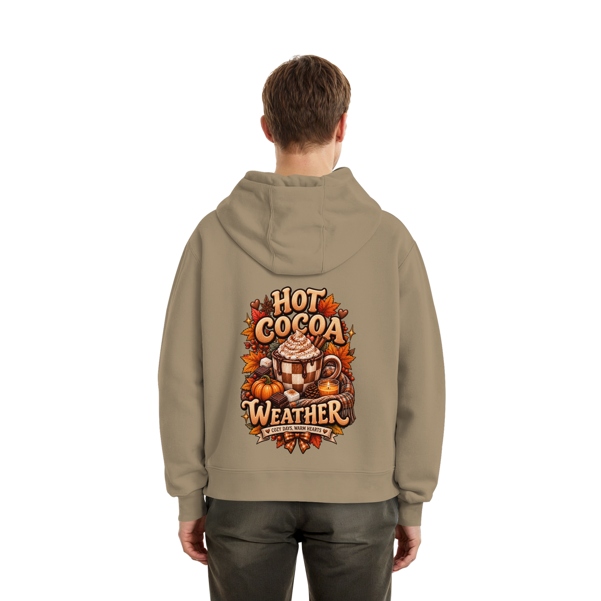 Herbst Schokolade - Fluffy Boxcut Hoodie
